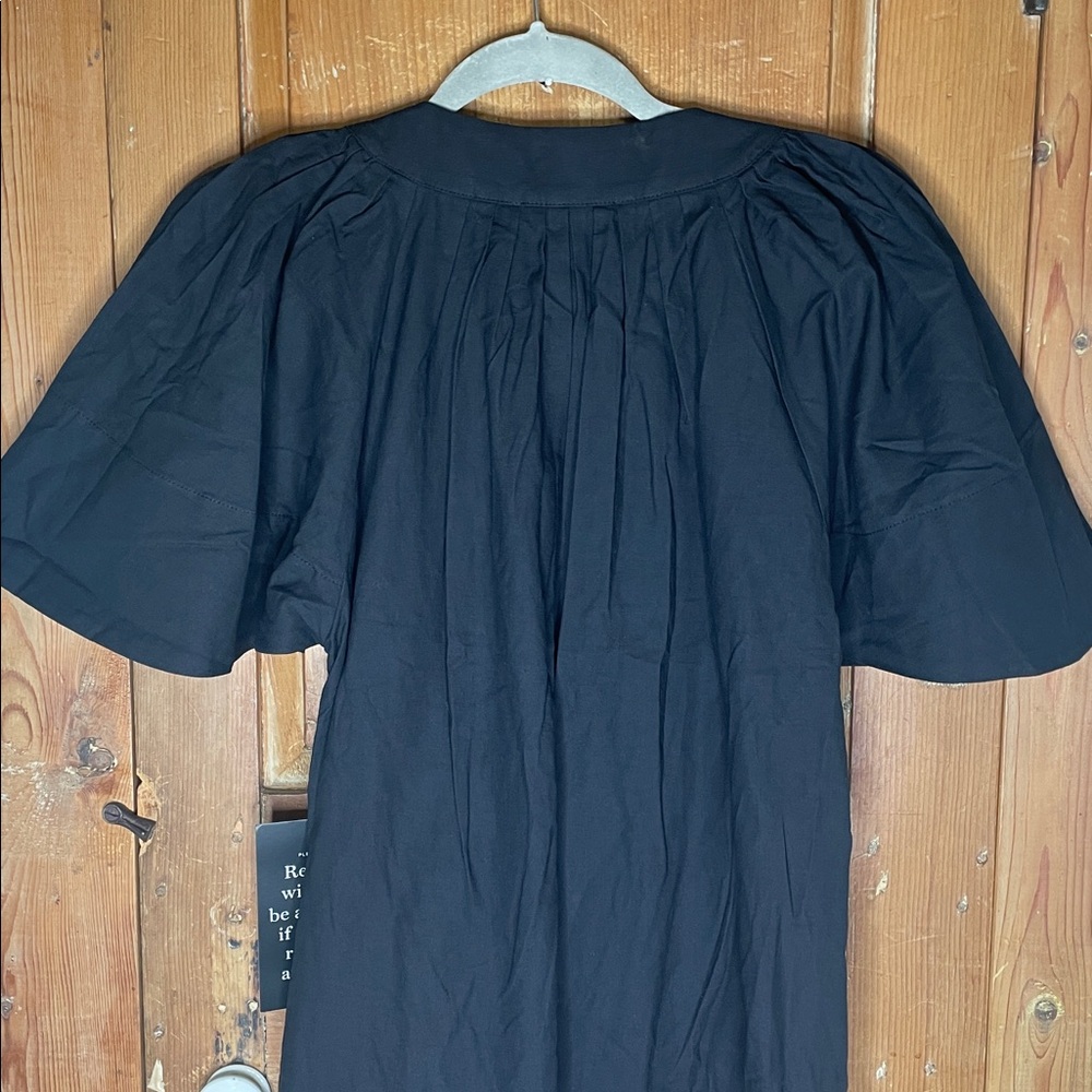 Pomander Place Finley black flutter sleeve maxi dress NWT - Picture 9 of 11